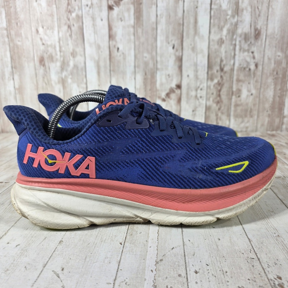 Hoka Clifton 9 Mens 9 Evening Sky Pink Running Shoes 1127896 EVN